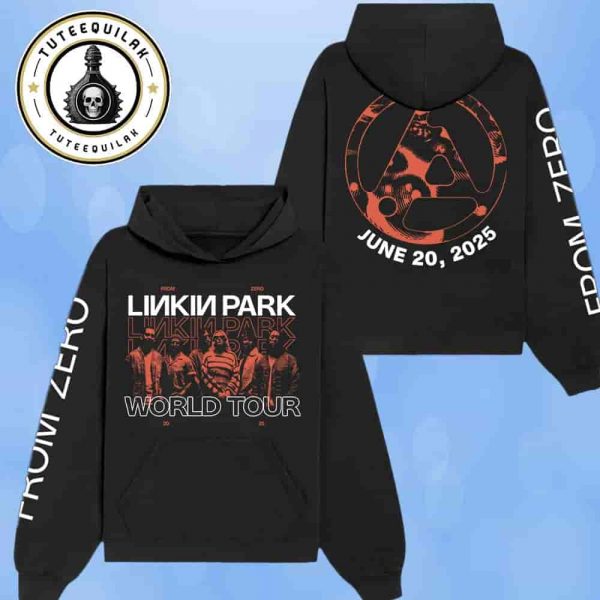 Linkin Park From Zero World Tour 2025 Venue Hoodie In Bern Switzerland At Bernexpo On June 20 Merchandise Two Sided Unisex T-Shirt