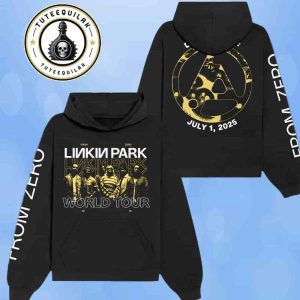 Linkin Park From Zero World Tour 2025 Venue Hoodie In Dusseldorf Germany At Merkur Spiel-Arena On July 1 Merchandise Two Sided T-Shirt