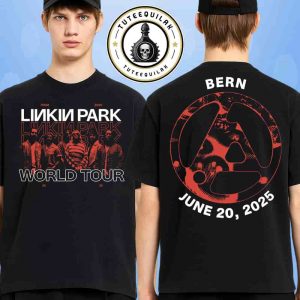 Linkin Park From Zero World Tour 2025 Venue Tee In Bern Switzerland At Bernexpo On June 20 Merchandise Two Sided Unisex T-Shirt