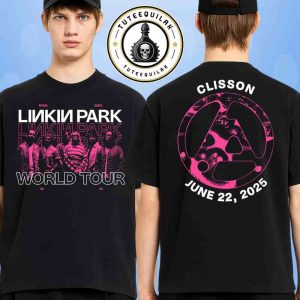 Linkin Park From Zero World Tour 2025 Venue Tee In Clisson France At Hellfest On June 22 Merchandise Two Sided T-Shirt
