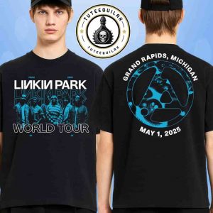 Linkin Park From Zero World Tour 2025 Venue Tee In Grand Rapids MI On May 1 At Van Andel Arena Merchandise Two Sided Unisex T-Shirt