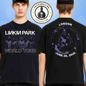 Linkin Park From Zero World Tour 2025 Venue Tee In London England At Wembley Stadium On June 28 Merchandise Two Sided T-Shirt