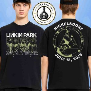 Linkin Park From Zero World Tour 2025 Venue Tee In Nickelsdorf Austria On June 12 At Pannonia Fields II Merchandise Two Sided Unisex T-Shirt