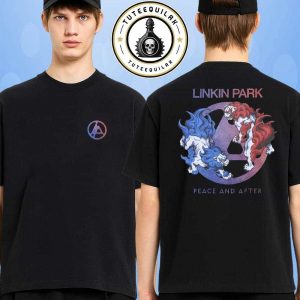 Linkin Park Japan 2025 Exclusive Dual Spirit Beasts Tee Peace And After Merchandise Two Sided Unisex T-Shirt