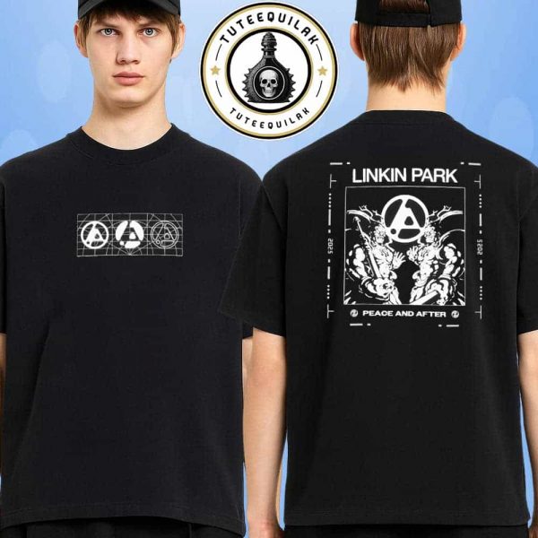 Linkin Park Japan 2025 Exclusive Tee Peace And After Merchandise Two Sided Unisex T-Shirt