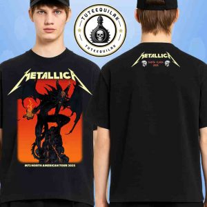 Metallica M72 Santa Clara 2025 Pop-up Tee In Santa Clara California At Levi’s Stadium On June 20 Merchandise Two Sided T-Shirt