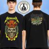 Metallica M72 World Tour Dates List 2025 Devil Graphic Design Merchandise Two Sided Unisex T-Shirt