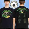 Metallica M72 World Tour Dates List 2025 Lux Aeterna Skeleton Merchandise Two Sided Unisex T-Shirt