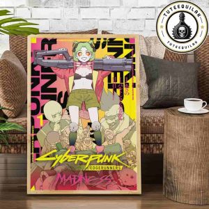 New Manga 2025 Cyberpunk Edgerunners Madness Home Decor Poster Canvas
