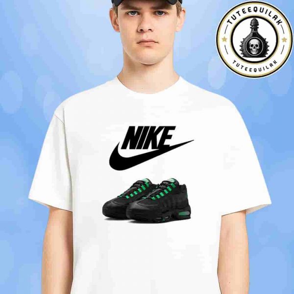 Nike Air Max 95 Big Bubble Green Shock Sneaker T-Shirt