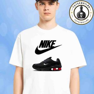 Nike Shox Ride 2 Black University Red Sneaker T-Shirt
