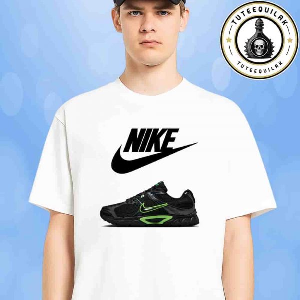 Nike V5 RNR Black Lime Blast Sneaker T-Shirt