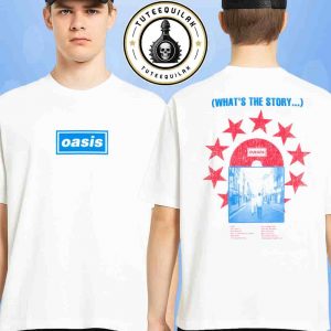Oasis Live 25 World Tour 2025 Exclusive Tee What’s The Story CD Merchandise Two Sided Unisex T-Shirt