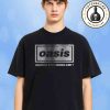 Oasis Live 25 World Tour 2025 Classic Logo Collage Black Tee Iconic Band Graphic Merchandise Unisex T-Shirt
