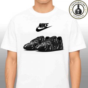 Official Images Of The Comme Des Garcons Black X Nike Field General 82 Sneaker T-Shirt