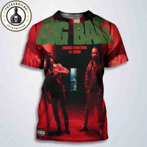 Official Poster New Single 2025 Big Bag By French Montana X Lil Durk All Over Print T-Shirt