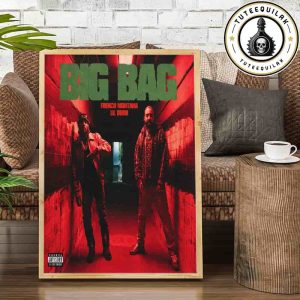 Official Poster New Single 2025 Big Bag By French Montana X Lil Durk Home Decor Poster Canvas