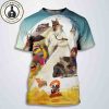 Official Poster For The Bad Guys 2 In Theaters On August 1 2025 Back In Badness All Over Print T-Shirt