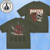 Pantera Cowboys From Hell World Tour 2025 Navy Snake CFH Tee European And North American Tour Dated List Merchandise Two Sided Unisex T-Shirt
