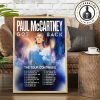 Lewis Capaldi UK And Ireland Tour Dated List On September 2025 Home Decor Poster Canvas