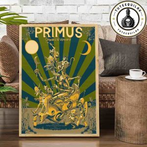 Primus Essex Junction 2025 Onward And Upward Summer Tour At Midway Lawn At Champlain Valley Exposition On July 19 2025 Home Decor Poster Canvas