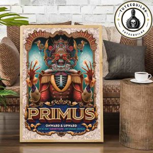 Primus New Orleans Louisiana Onward And Upward Summer Tour 2025 Concert Poster Live At Saenger Theatre On July 28 2025 Home Decor Poster Canvas