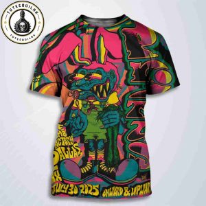 Primus Onward And Upward Dallas TX 2025 On July 30 At The Bomb Factory All Over Print T-Shirt