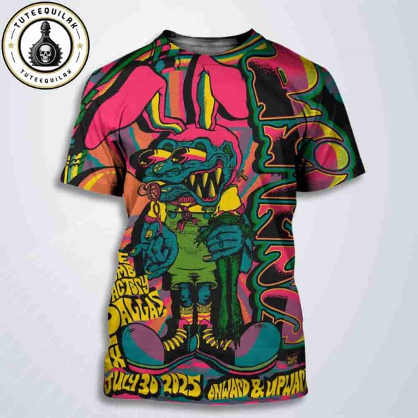Primus Onward And Upward Dallas TX 2025 On July 30 At The Bomb Factory All Over Print T-Shirt
