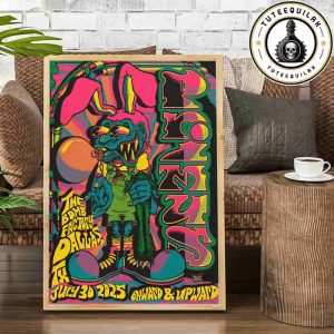 Primus Onward And Upward Dallas TX 2025 On July 30 At The Bomb Factory Home Decor Poster Canvas
