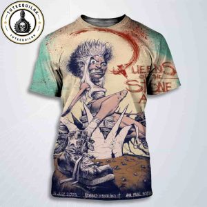 Queen Of The Stone Age Concert Poster In Romano d’Ezzelino On July 16 2025 At AMA Music Festival All Over Print T-Shirt