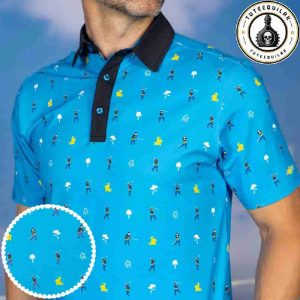 RSVLTS Happy Gilmore Pro Material All-Day Polo Shirt Premium Performance Polo for Golf and Movie Fans