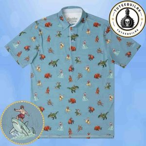 RSVLTS Summer Collections Breakfast Balls Teddy Rides Again Polo Shirt