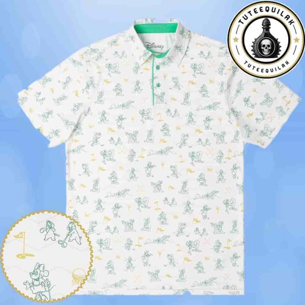 RSVLTS Summer Collections Disney Mickey’s Fairway Friends Polo Shirt
