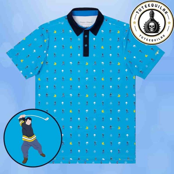RSVLTS Summer Collections Happy Gilmore Pro Material Polo Shirt