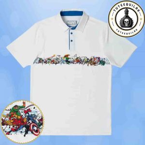 RSVLTS Summer Collections Marvel Secret Wars Clash of the Cosmos Polo Shirt
