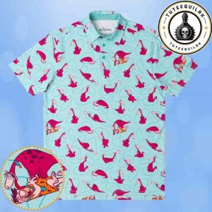 RSVLTS Summer Collections The Flintstones Caveman’s Best Friend Polo Shirt