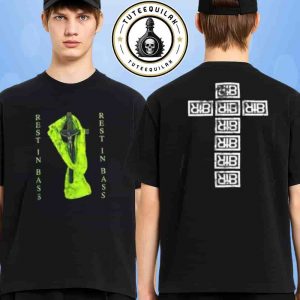 Rest In Bass Exclusive Graphic Tee Gothic Streetwear Fan Gift Merch Two Sided T-Shirt