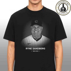 Rip Ryne Sandberg Former Nl Mvp 10-Time All-Star And 9-Time Gold Glove Winner Passes Away At 65 T-Shirt