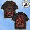 Slayer UK And North America Exclusive Tee Satanic Skull Warrior Merch Tour Dated List 2025 Washed T-Shirt