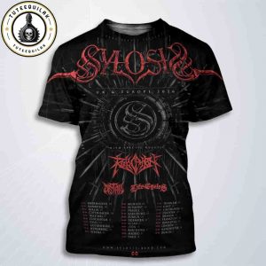 Sylosis UK And Europe Tour Dated List 2026 All Over Print T-Shirt