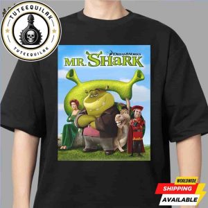 The Bad Guys 2 Mr Shark Collab With Shrek Official Teased Unisex T-Shirt