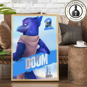 The Bad Guys 2 Poster Doom Only In Theaters August 1 2025 Home Decor Poster Canvas
