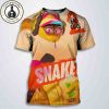The Bad Guys 2 Poster Mr Piranha Only In Theaters August 1 2025 All Over Print T-Shirt