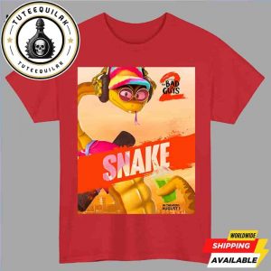 The Bad Guys 2 Poster Mr Snake Release Only In Theaters August 1 2025 Unisex T-Shirt
