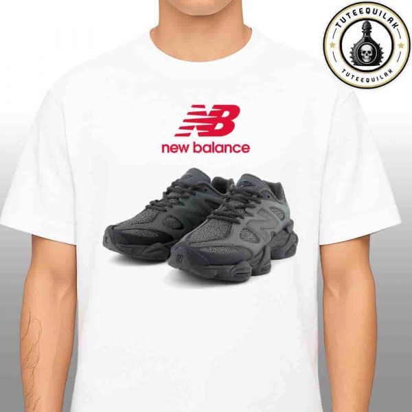 The Caged New Balance 9060 X Returns In Two Grey Finishes Sneaker T-Shirt