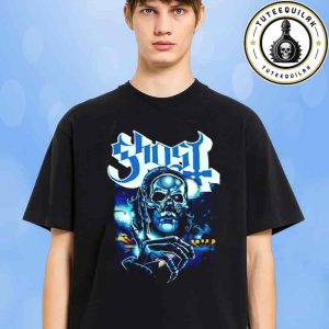 The Ghost Band Exclusive Tee Blue Skull Mask Glow Merchandise Unisex T-Shirt