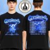 The Offspring Supercharged Worldwide In ’25 Sitting Skeleton 2025 Tour Hoodie Merchandise Two Sided T-Shirt