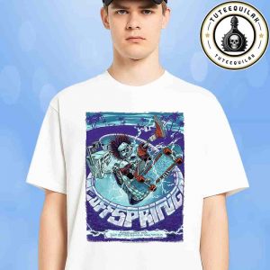 The Offspring Toronto 2025 Supercharged Worldwide North American Tour Concert Poster At Budweiser Stage On July 23 2025 Unisex T-Shirt