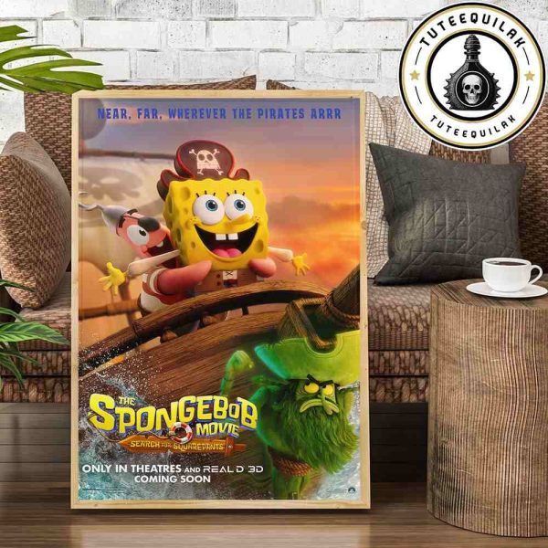 The Spongebob Movie Search For Squarepants In Theatres And Real D 3d On December 19 2025 Poster Canvas