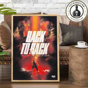 Travis Scott Back To Back Champion Rap Madness Tournament 2025 Home Decor Poster Canvas